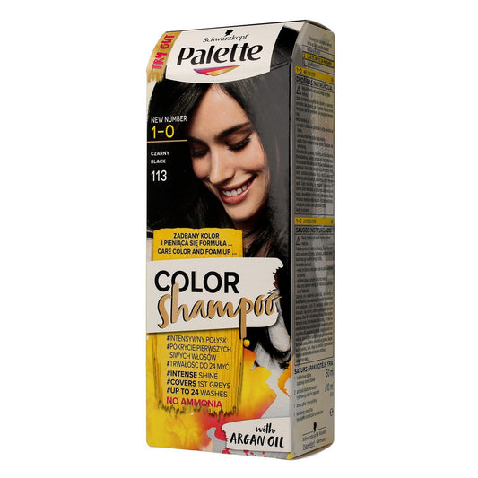 Palette Color Shampoo Spalvų šampūnas nr 1-0 (113) Juodas