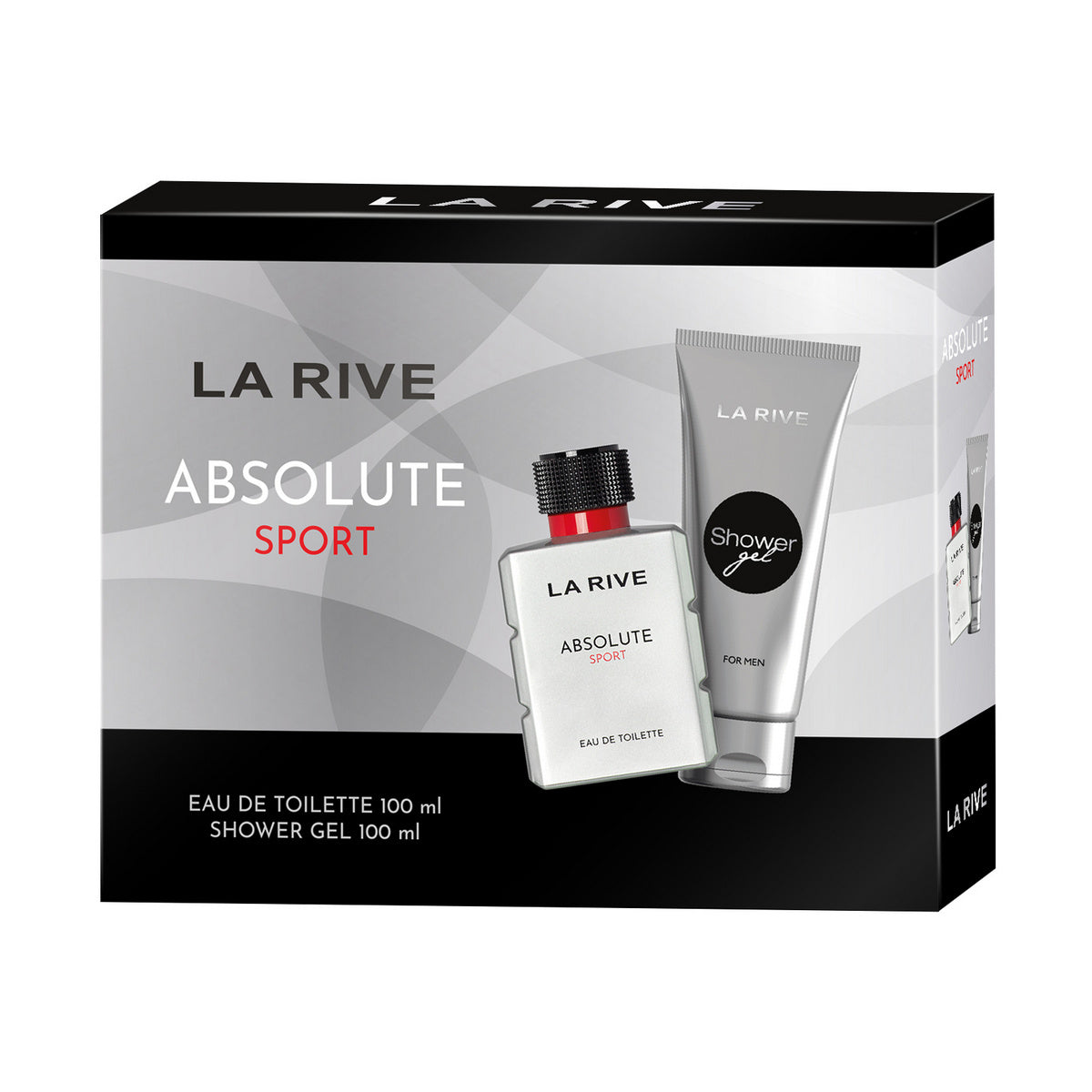 LA RIVE Dovanų rinkinys Absolute Sport For Man (Tualetinis vanduo 100 ml + Dušo gelis 100 ml)
