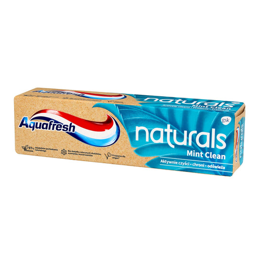 Aquafresh Naturals Dantų pasta Mėtų švara 75ml