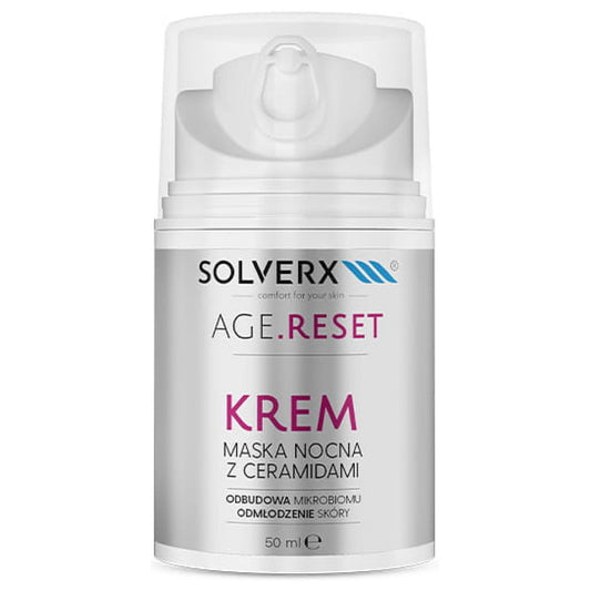 SOLVERX Age Reset Krem -maska naktinė 50 ml