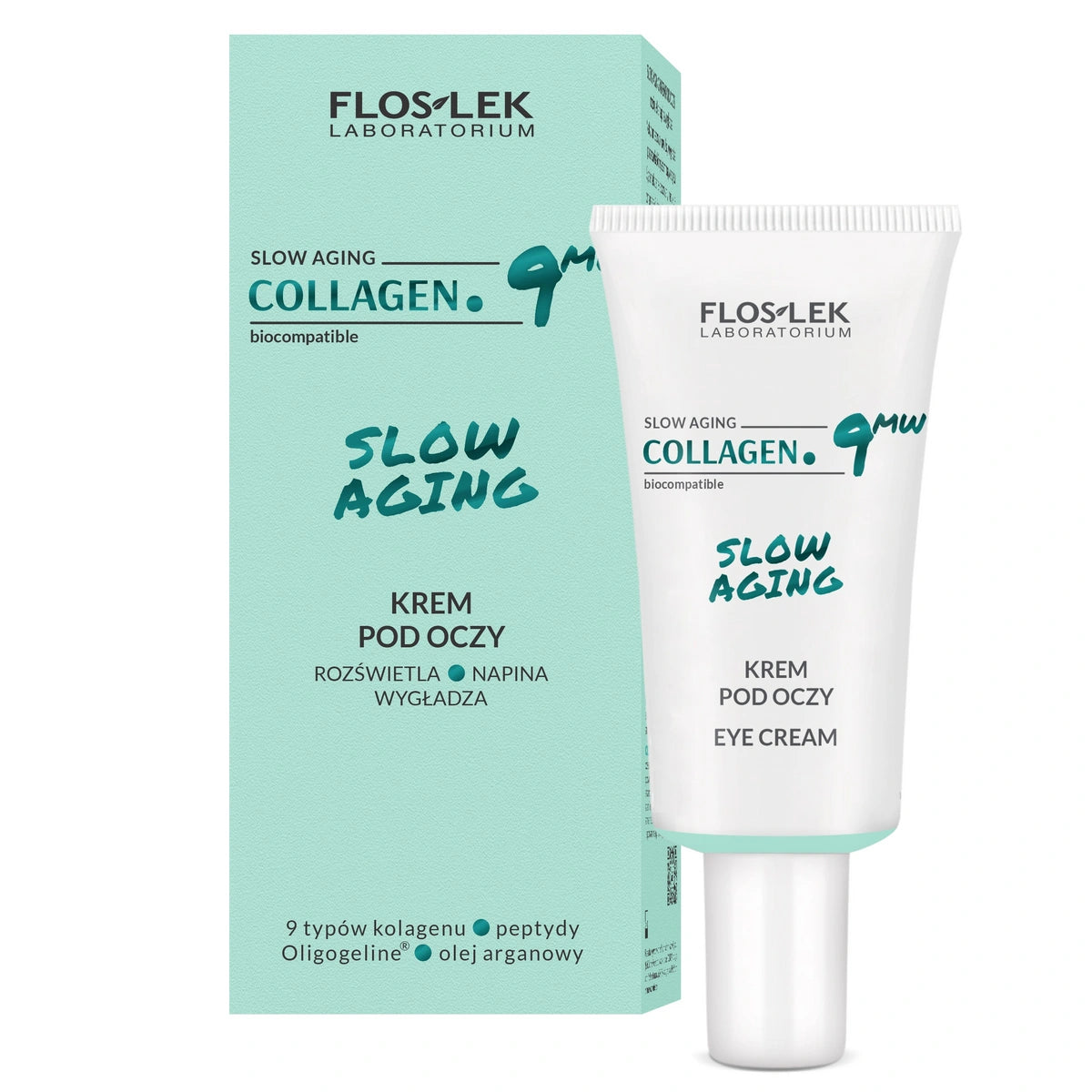 FLOSLEK COLLAGEN. 9MW SLOW AGING Kremas paakiams 30 ml