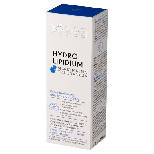 BIELENDA HYDRO LIPIDUM Barjerinis kremas drėkinantis ir raminantis - sausai odai 50ml