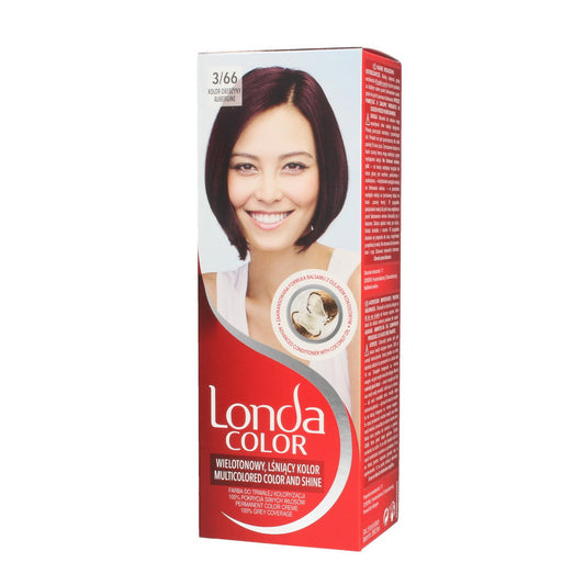 Londacolor Cream Plaukų dažai nr. 3/66 spalva baklažanas 1op.
