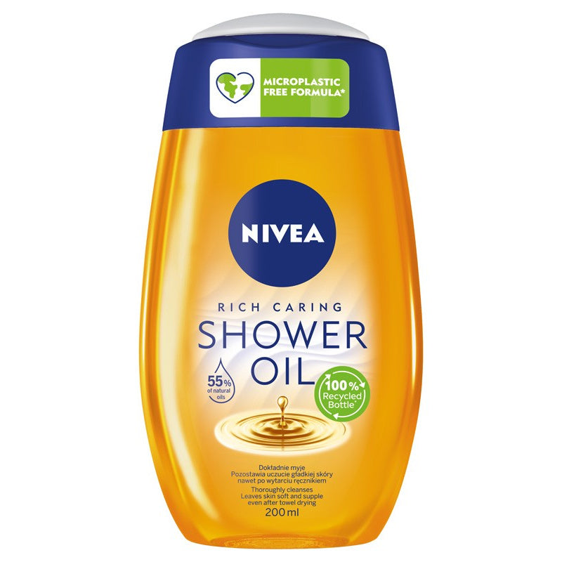 NIVEA Rich Caring Pielęgnujący aliejus po dušu Shower Oil 200 ml
