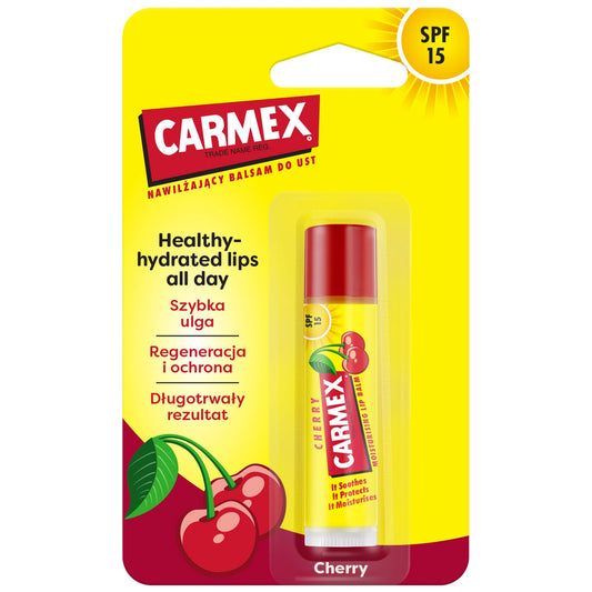 CARMEX Apsauginė lūpų balzamas Cherry SPF 15 4,25 g