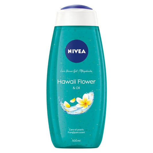 NIVEA Care Shower Drėkinamasis dušo gelis Hawaii Flower & Oil 500 ml