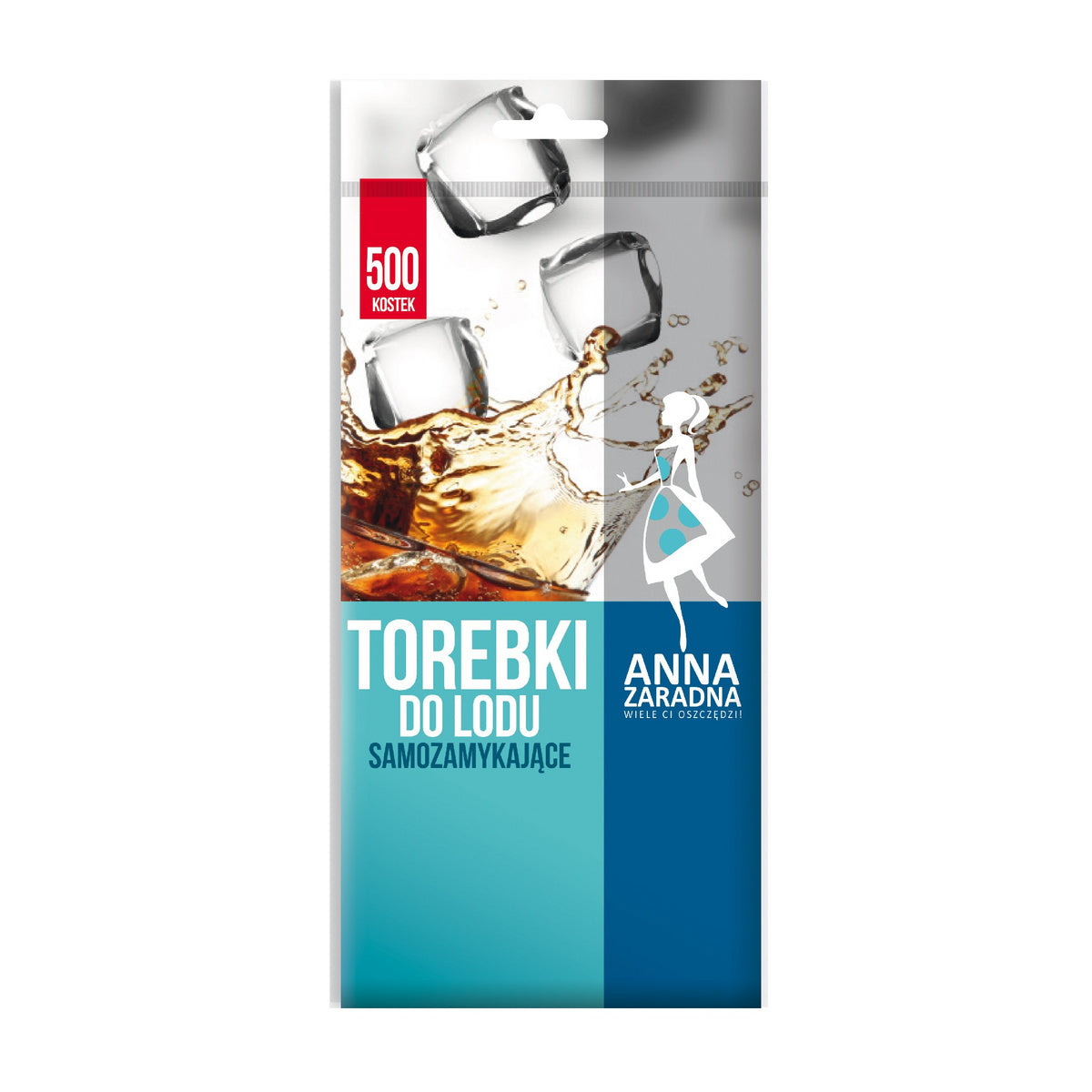 ANNA ZARADNA Savaržai uždaromos maišeliai ledui 1op.-500 kubelių