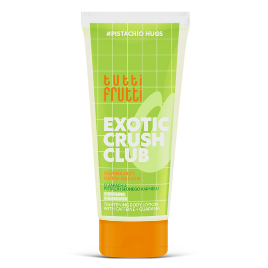 TUTTI FRUTTI Exotic Crush Club Stangrinantis maitinamasis balzamas Pistacija ir Sūrus karamelė 200 ml