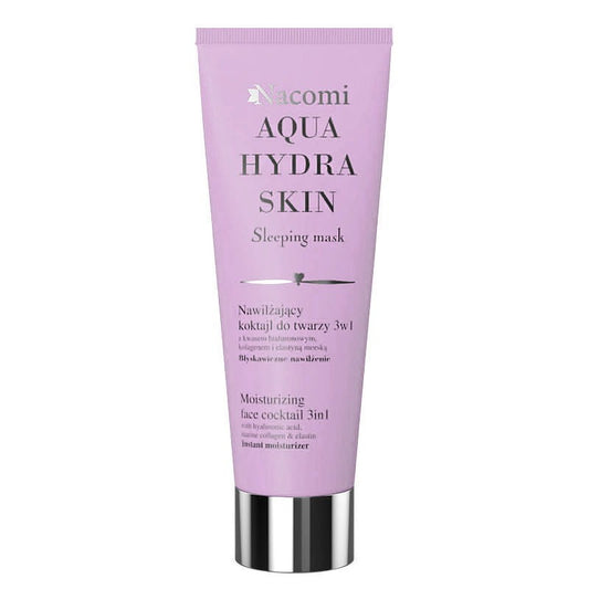 NACOMI Aqua Hydra Skin Drėkinamasis Kokteilis-Maskė veidui 3w1 85ml