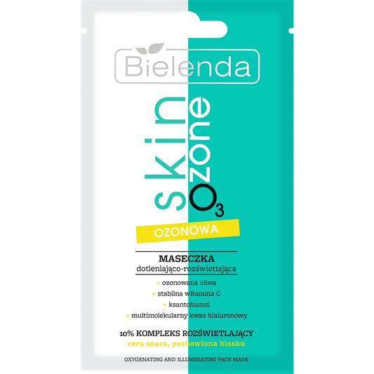 BIELENDA Skin O3 Zone Ozoninė kaukė deguonį suteikianti - švytėjimą suteikianti 8 g