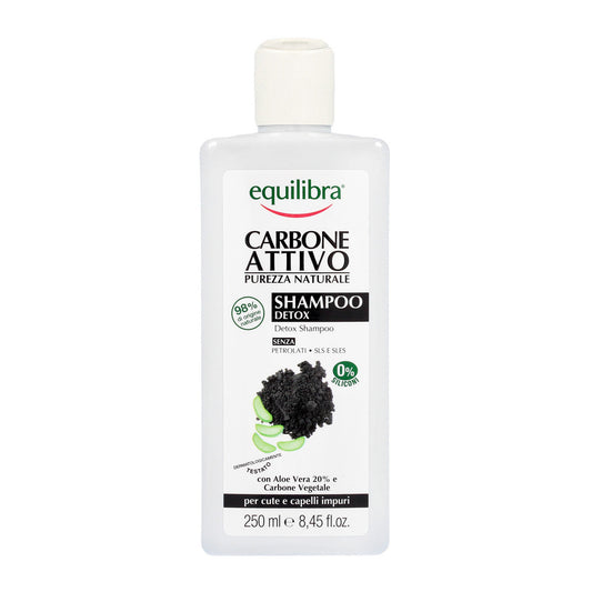 EQUILIBRA Carbone Šampūnas su aktyvinta anglimi Detox 265ml