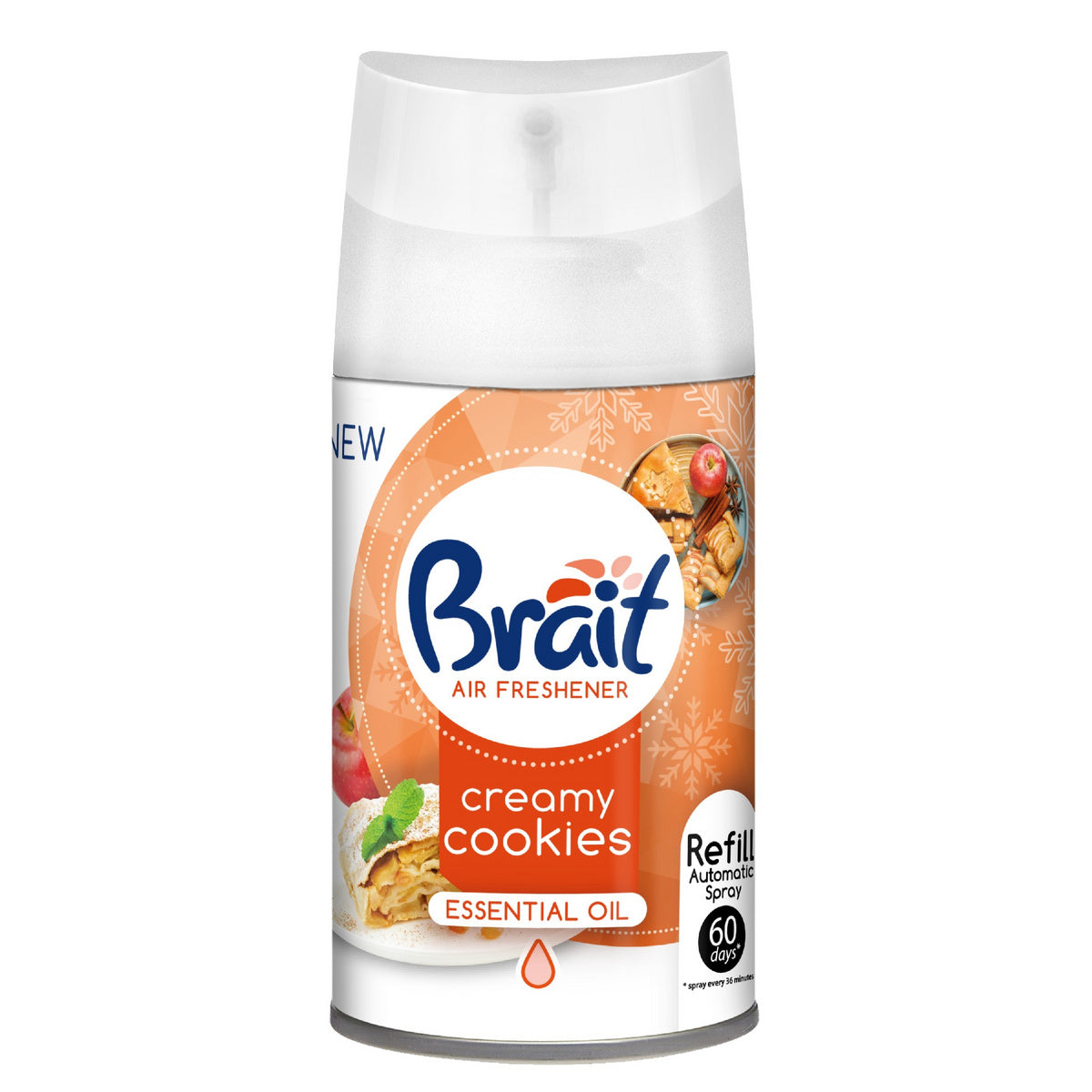 Brait automatinis kvapų purškiklis - papildymas Creamy Cookies 250ml