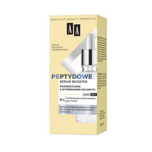 AA Peptidų Serum Booster Spindesys ir odos atspalvio suvienodinimas 18 ml