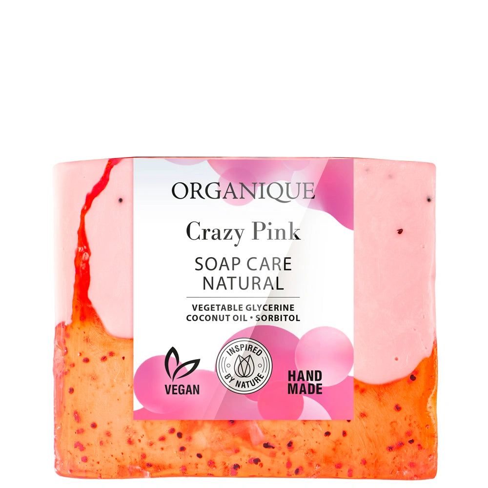 ORGANIQUE Natūraliai puoselėjantis muilas Crazy Pink 100g