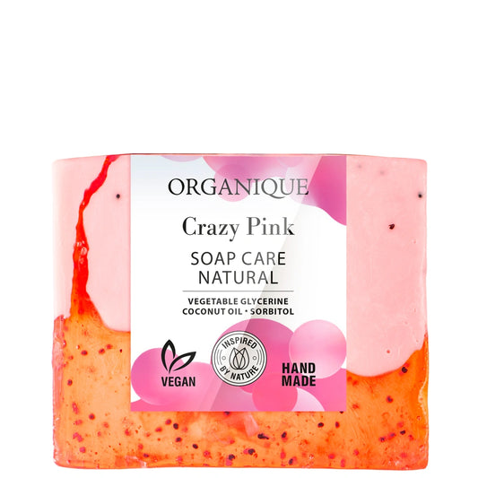 ORGANIQUE Natūraliai puoselėjantis muilas Crazy Pink 100g