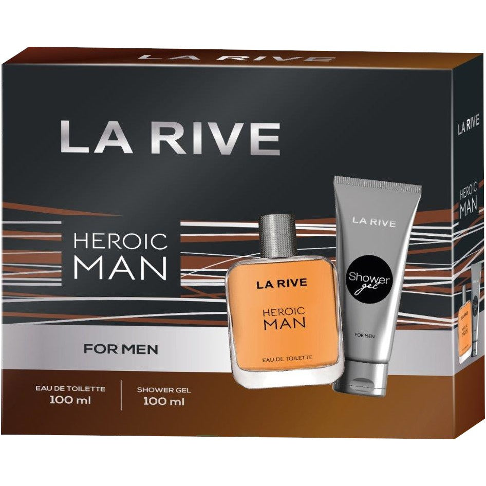 LA RIVE Dovanų rinkinys Heroic Man (Tualetinis vanduo 100 ml + Dušo gelis 100 ml)