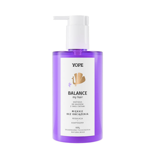 YOPE Balance My Hair Plaukų kondicionierius su emolientais 300ml