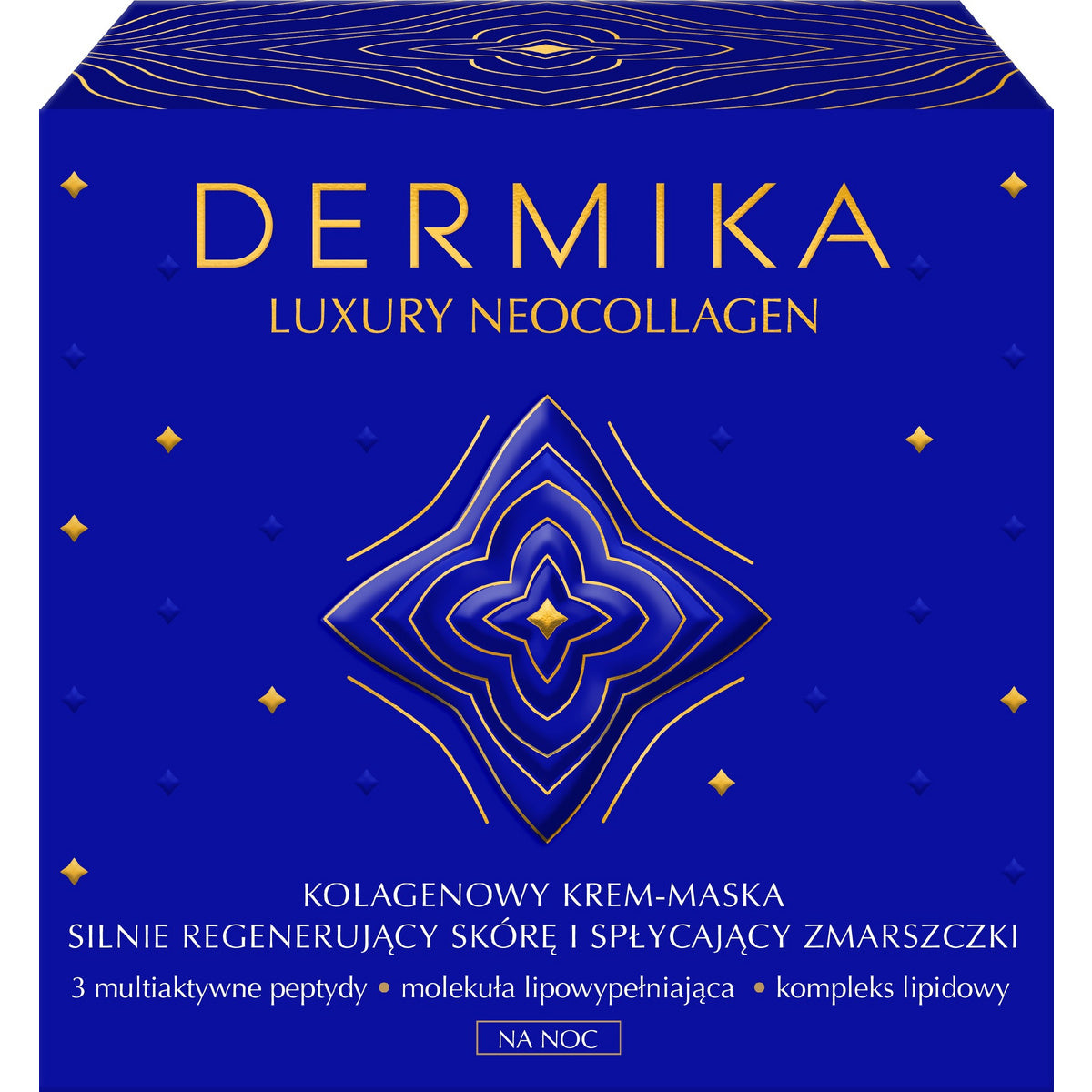 Dermika Luxury Neocollagen Kolageninis Kremas - Maska stipriai regeneruojanti odą ir mažinanti raukšles naktį 50ml
