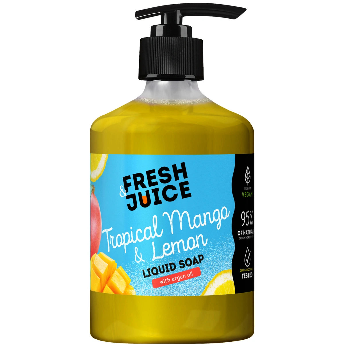 FRESH JUICE Skystis muilas Tropikų Mango ir Citrina 460 ml