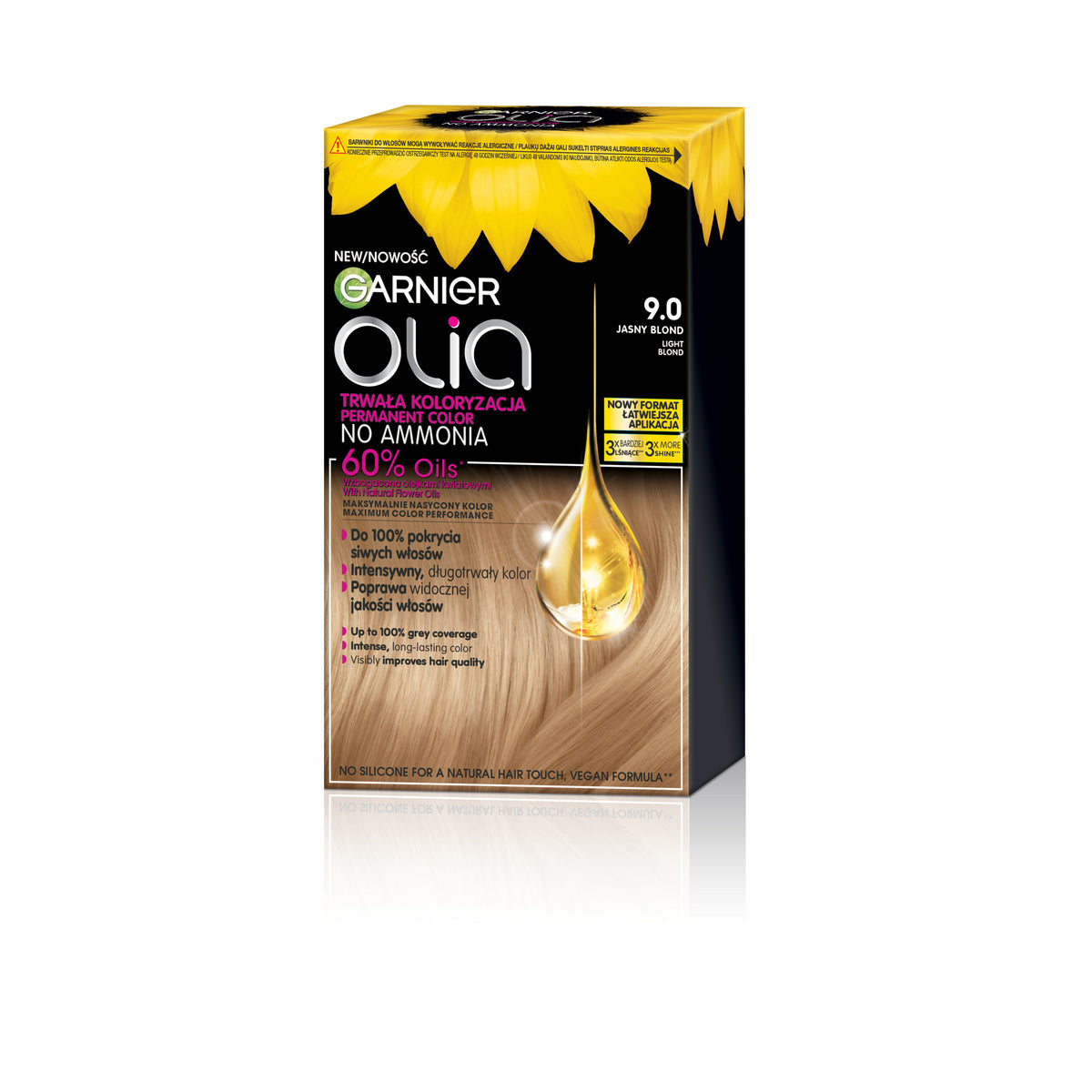 GARNIER Olia Plaukų dažai nr. 9.0 Šviesus blondinas