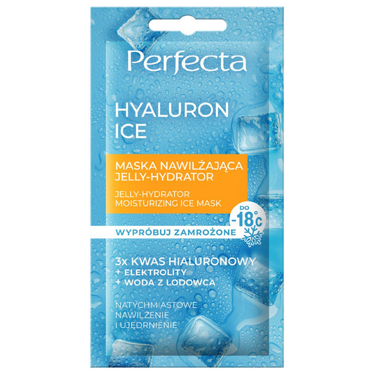 PERFECTA Hyaluron Ice Drėkinamoji Maska Jelly-Hydrator 8 ml