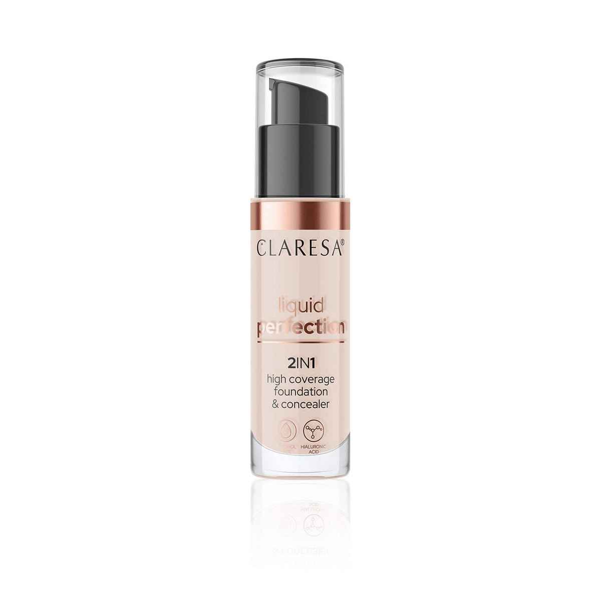 CLARESA Liquid Perfect 2w1 Korrektorius ir maskuojantis pagrindas nr 103 34g