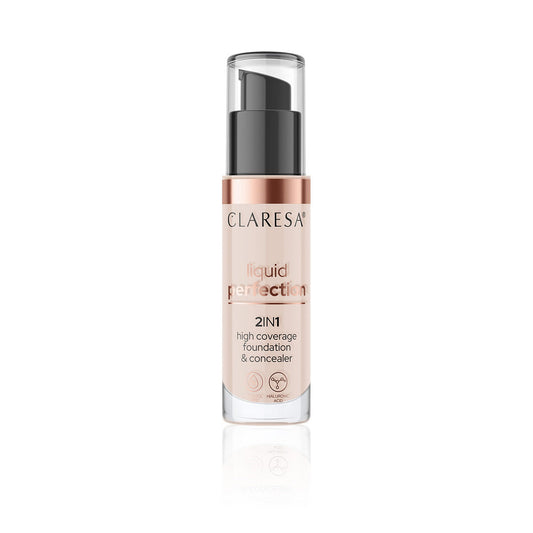 CLARESA Liquid Perfect 2w1 Korrektorius ir maskuojantis pagrindas nr 103 34g