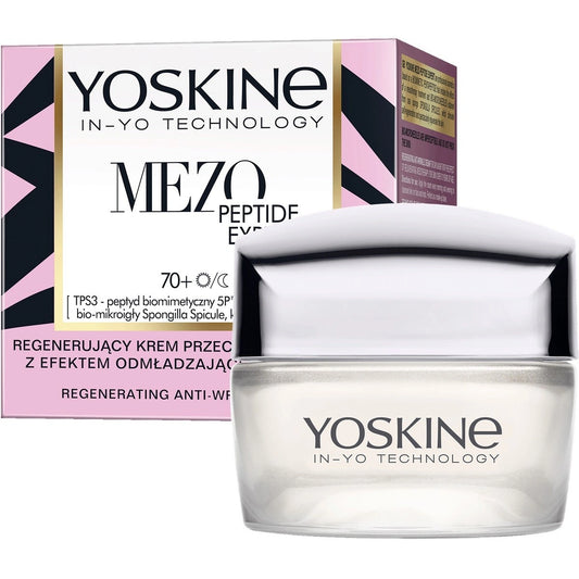 YOSKINE Mezo Peptide Expert 70+ Regeneruojantis kremas nuo raukšlių dienai/nakčiai 50 ml