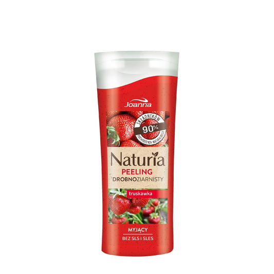 JOANNA Naturia Smulkus kūno šveitiklis Braškė 100 g