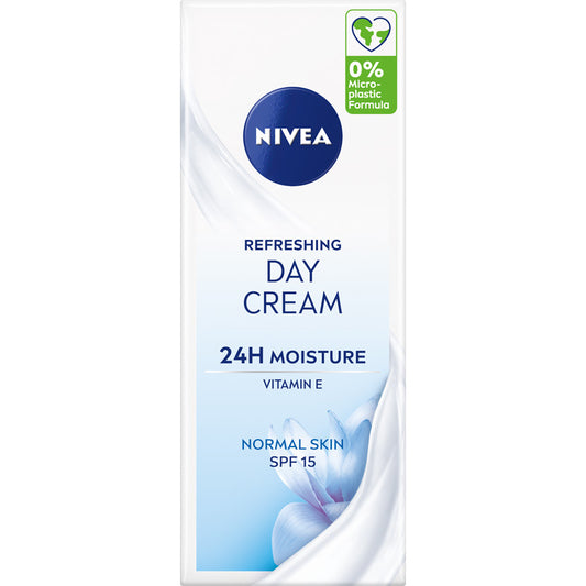 NIVEA 24H Drėkinamasis dieninis kremas SPF 15 50 ml