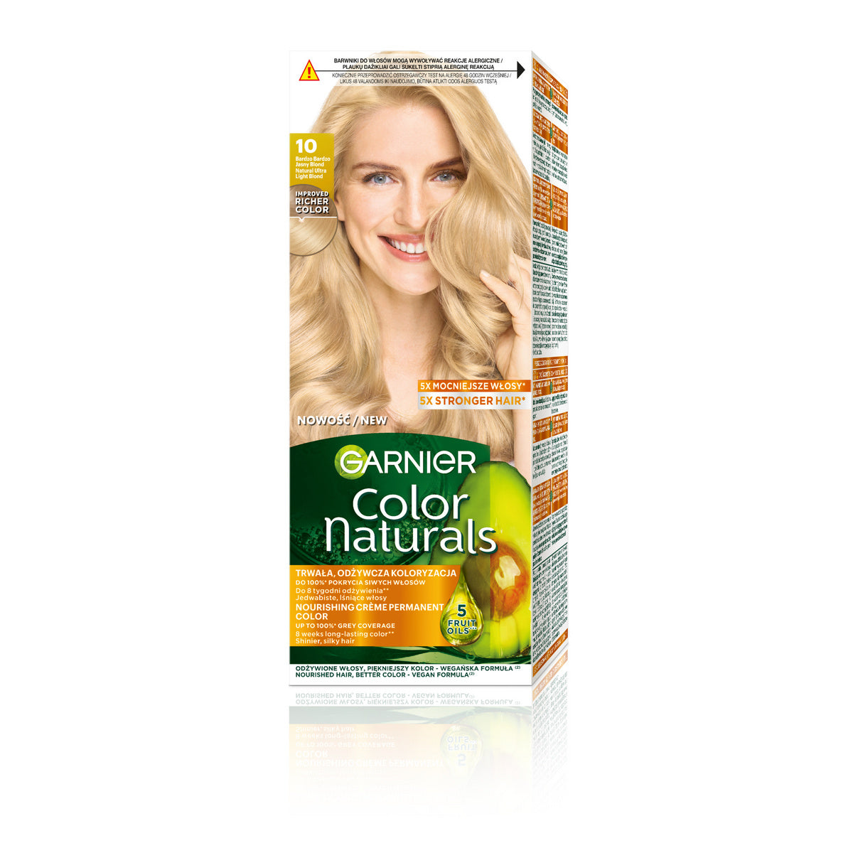 GARNIER Color Naturals Plaukų dažai nr. 10 - Labai labai šviesus šviesiaplaukis