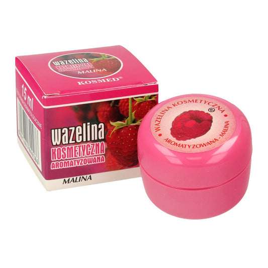 Kosmed aromatizuota kosmetinė vazelina - Avietė 15ml