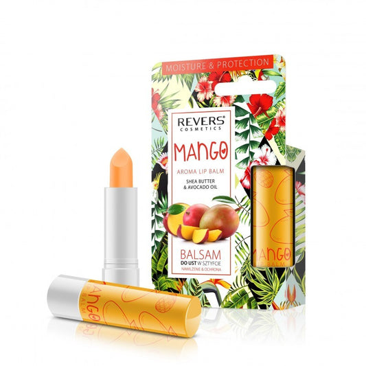 REVERS Balzamas lūpoms piešinuke drėkinimui ir apsaugai – Mango 4g