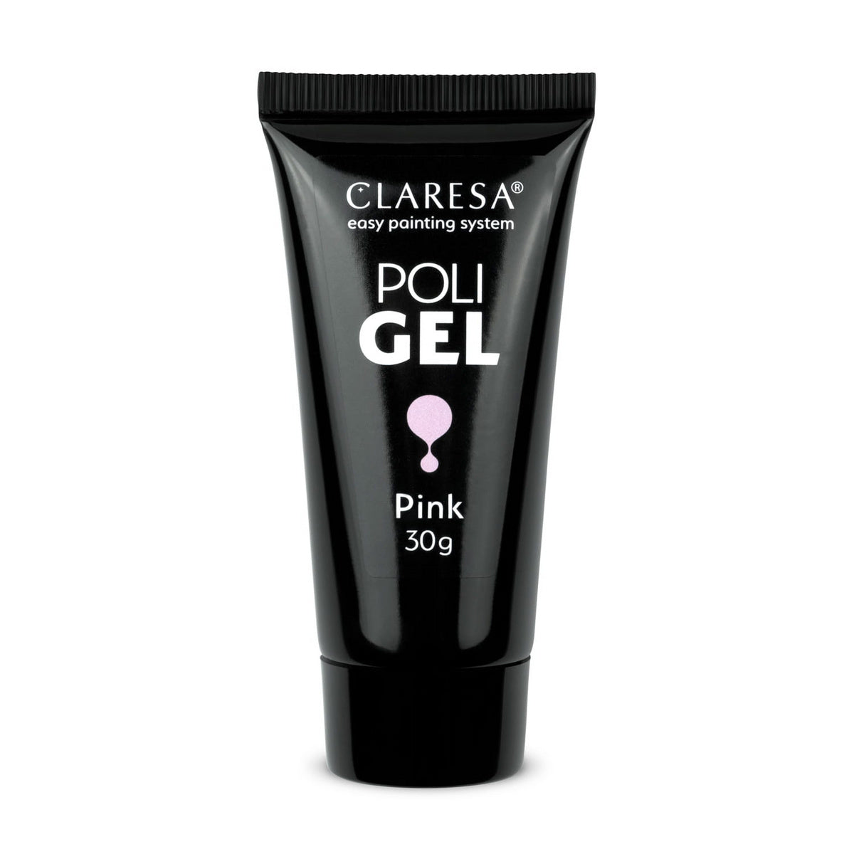CLARESA Poli Gel Statybinis gelis nagams - Rausvas 30g