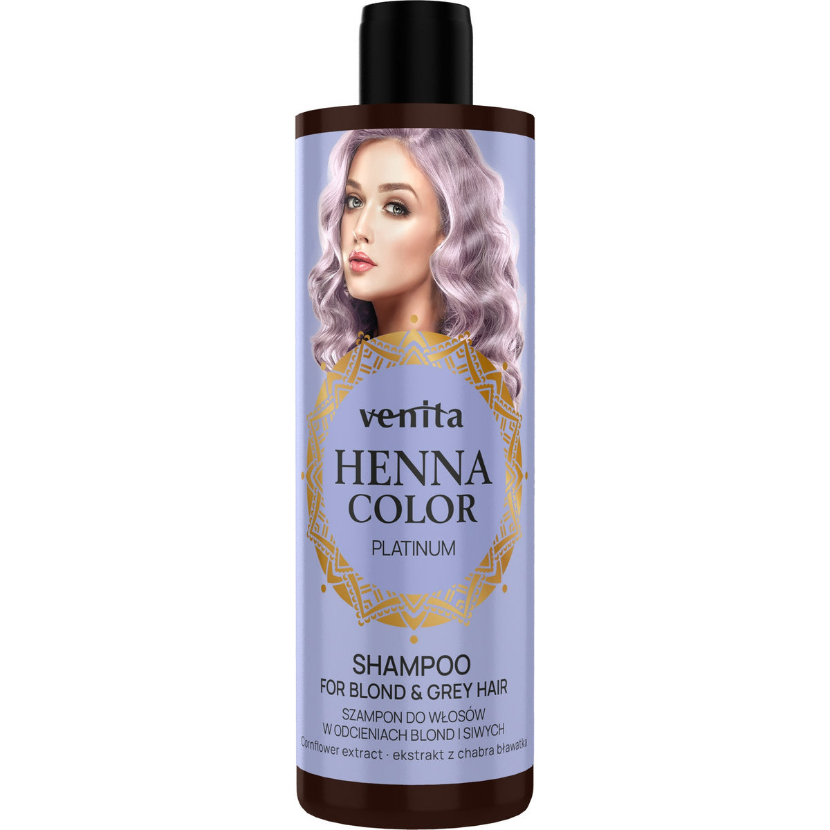 VENITA Henna Color Šampūnas plaukams šviesiems ir pilkiems - Platinum 300ml