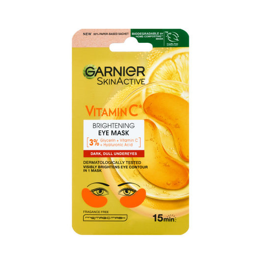 GARNIER Skin Active Šviesinantys paakių pleistrai - 3% Vitamin C 5 g