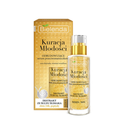 BIELENDA KURACJA MŁODOŚCI Atstatanti serumas nuo raukšlių dienai ir naktiai 30ml
