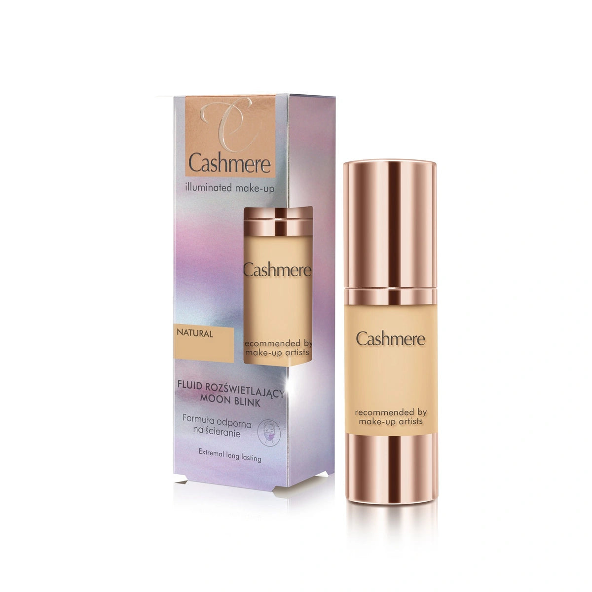 CASHMERE Švytintis makiažo skystis natūralus 30 ml