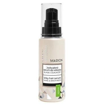 MARION Silky Smooth Šilkinis serumas plaukams Blizgesys ir Glotnumas 50 ml