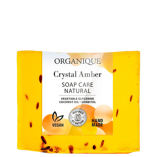 ORGANIQUE Natūraliai puoselėjantis muilas Crystal Amber 100g