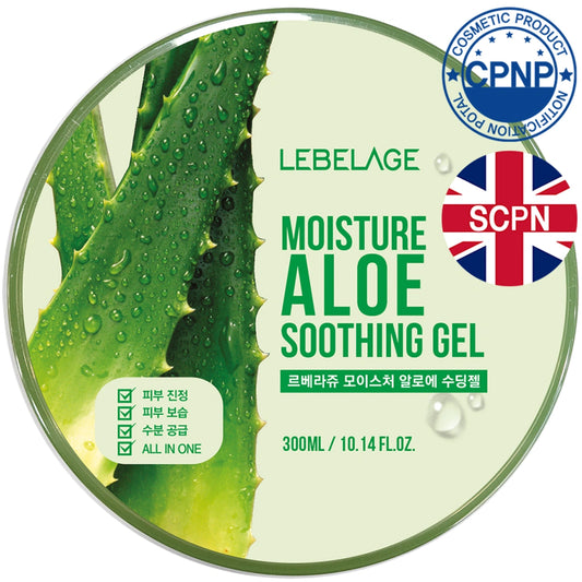 LEBELAGE Aloe Purity 100% raminimo gelis veidui ir kūnui 300 ml
