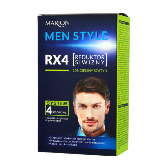 MARION Men Style Reduktor žilų plaukų nr. 108 - Tamsus šaten