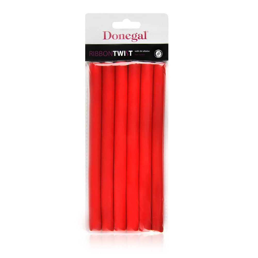 DONEGAL Plaukų suktukai - Ribbon Twist 1,3x18 cm (5004) 1op. - 6 vnt.