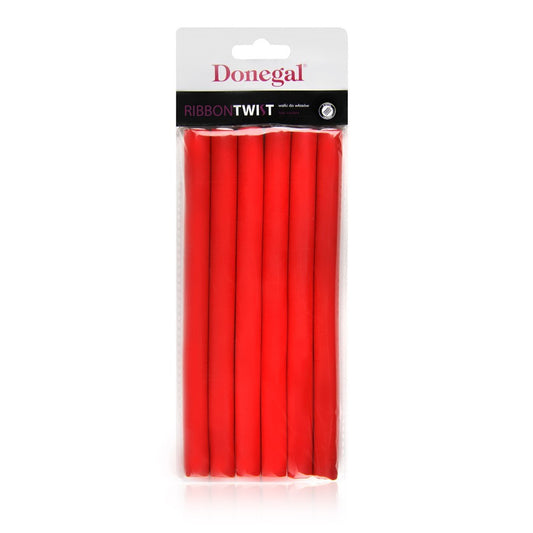 DONEGAL Plaukų suktukai - Ribbon Twist 1,3x18 cm (5004) 1op. - 6 vnt.