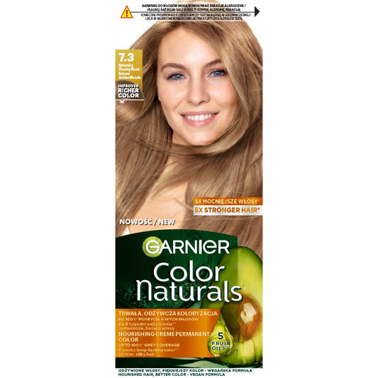 GARNIER Color Naturals Spalva nr 7.3 - Natūralus Auksinis Šviesus