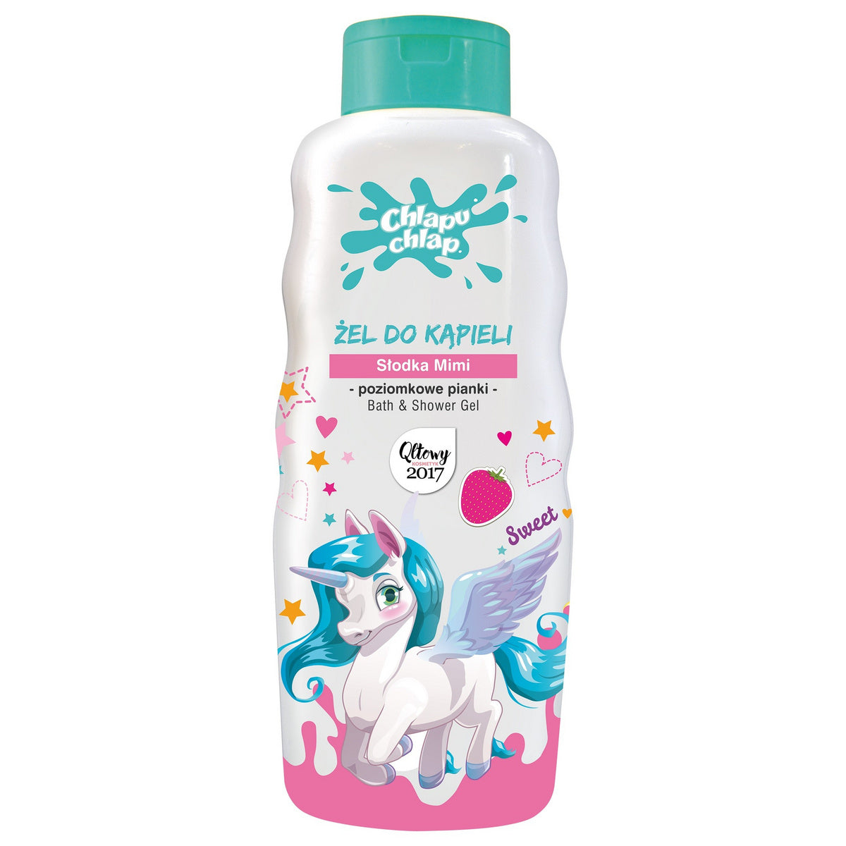 CHLAPU CHLAP Vonios gelis Słodka Mimi - braškių putos 710ml