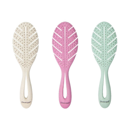 DONEGAL Eco Brush Biodegraduojanti ventiliuojama plaukų šepetys (1275) 1 vnt. - mišrių spalvų