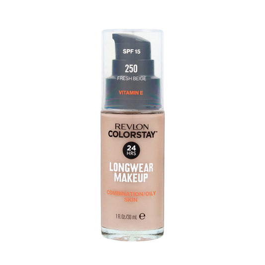 REVLON Colorstay 24H Kremas maskuojantis-matinantis nr. 250 Fresh Beige - mišriai ir riebiai odai 30 ml