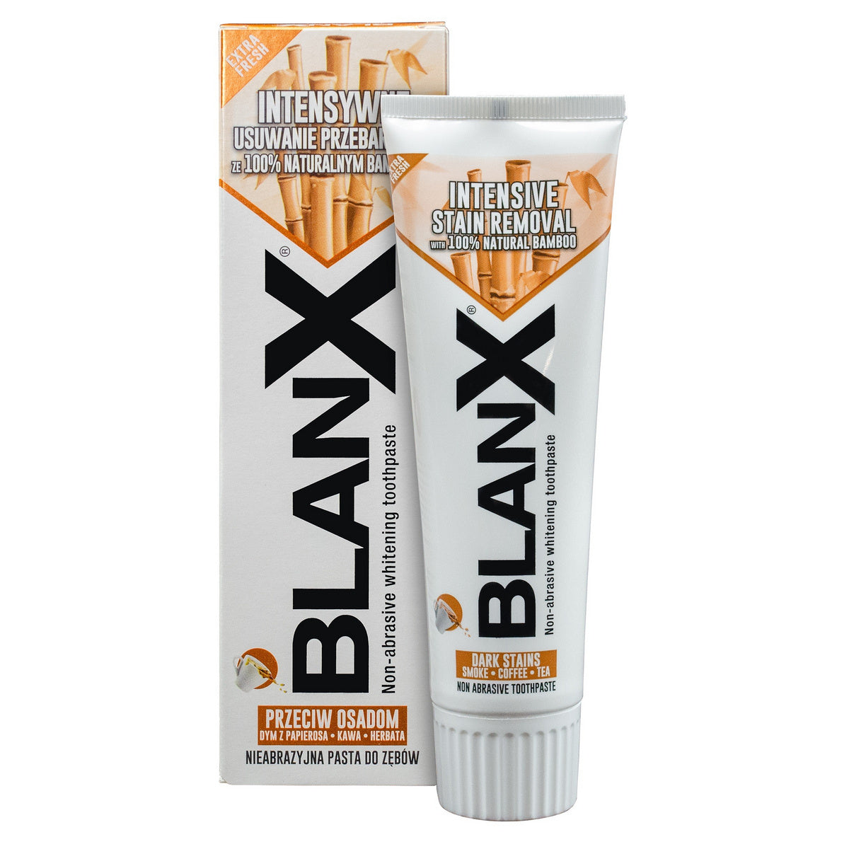 BlanX Neabrazyvinė dantų pasta prieš nusėdimus 75ml