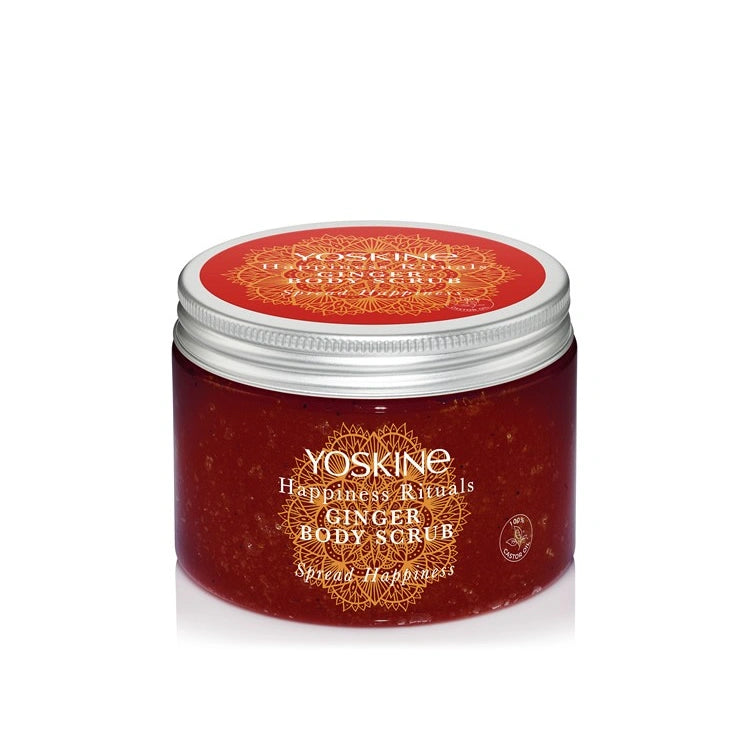 YOSKINE Laimės ritualai Cukraus kūno šveitiklis Imbieras 300 g